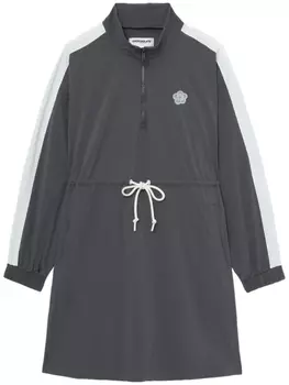 Платье с кулиской и логотипом CHOCOOLATE, серый