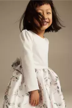Платье с лентой H&M, белый