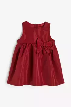 Платье с лентой H&M, красный