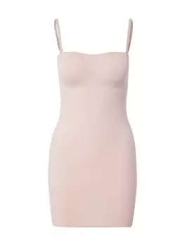 Платье с лифом Calvin Klein Underwear, бежевый