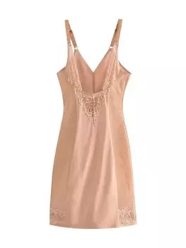 Платье с лифом Next, бежевый