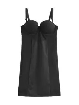 Платье с лифом Next, черный