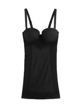 Платье с лифом Next, черный