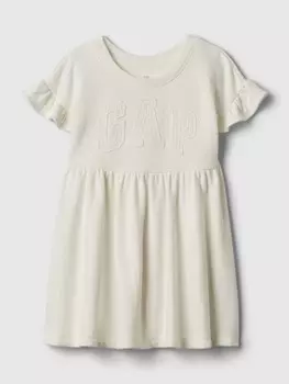 Платье с логотипом Gap, белый