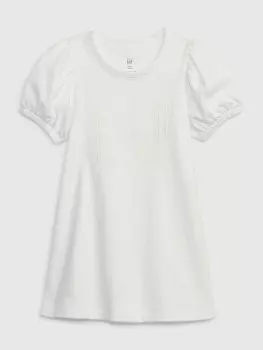 Платье с логотипом Gap, белый