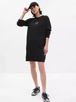 Платье с логотипом Gap, черный