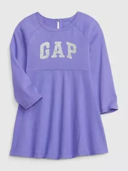 Платье с логотипом Gap, фиолетовый