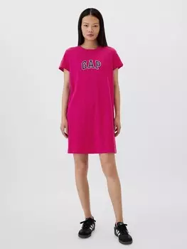 Платье с логотипом Gap, фиолетовый