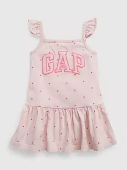 Платье с логотипом Gap, розовый