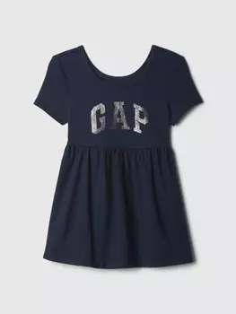 Платье с логотипом Gap, синий