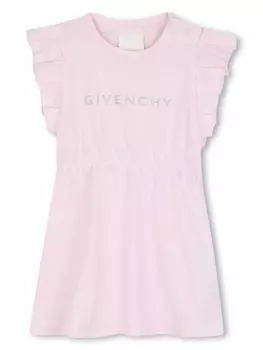 Платье с логотипом Givenchy Kids, розовый