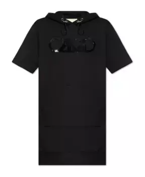 Платье с логотипом Michael Kors, черный
