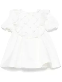 Платье с логотипом Miss Blumarine, белый