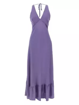 Платье с логотипом TWINSET, фиолетовый