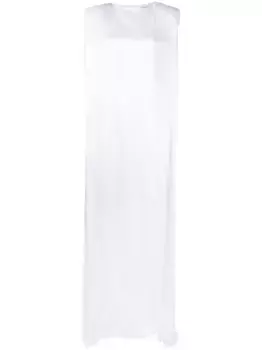 Платье с логотипом VETEMENTS, белый