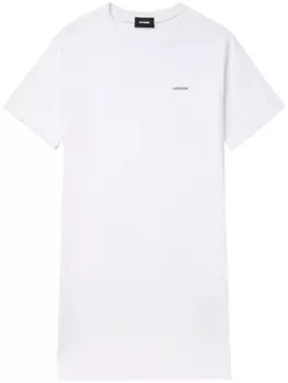 Платье с логотипом We11done, белый