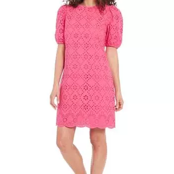 Платье с люверсами в булавках London Times, цвет pin