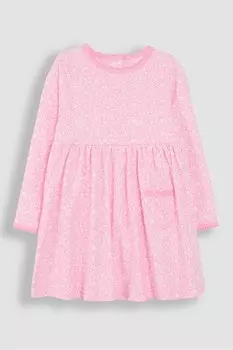 Платье с мелким цветочным принтом Jojo Maman Bb, розовый