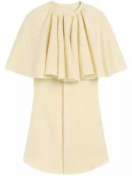 Платье с оборками AMI Paris, желтый