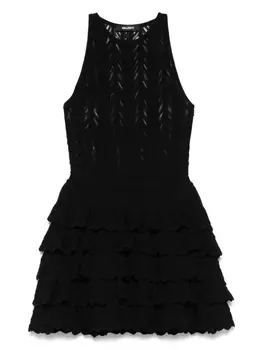 Платье с оборками Antonino Valenti, черный