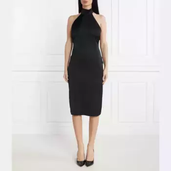 Платье с оборками Hun's Pick Karl Lagerfeld, черный