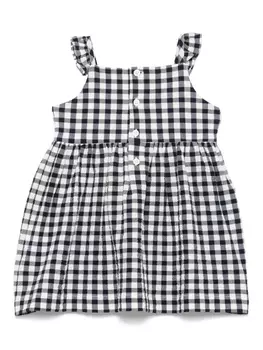 Платье с оборками Il Gufo, синий