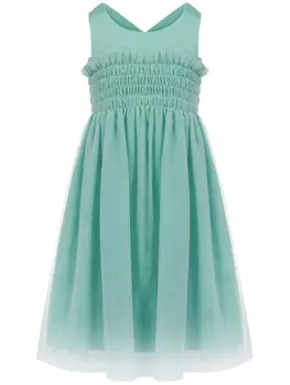 Платье с оборками Lapin House, синий