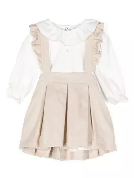 Платье с оборками Patachou, коричневый