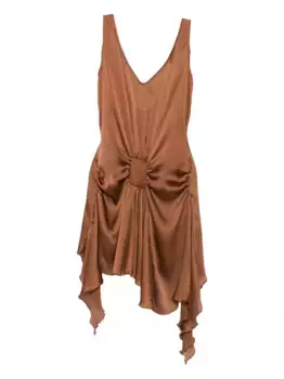 Платье с оборками SIEDRES, коричневый