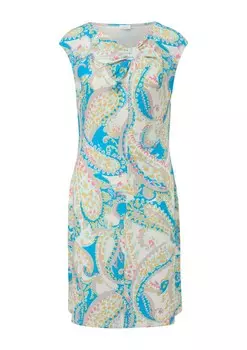 Платье s.Oliver BLACK LABEL Dress, экрю/темно-бежевый