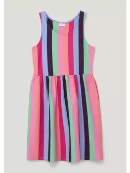 Платье s.Oliver, цвет blau/grn/pink/schwarz