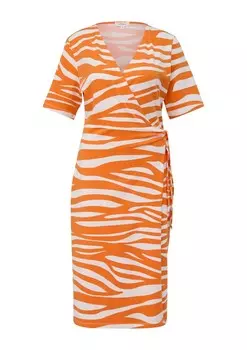 Платье s.Oliver Dress, оранжевый