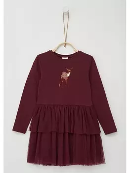 Платье s.Oliver Kleid, бордо