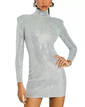 Платье с отделкой Aisling Retrofete, серебряный