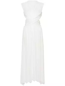 Платье с открытой спиной Philosophy Di Lorenzo Serafini, белый