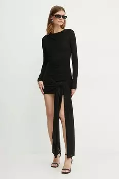 Платье с открытыми плечами CASSIDY Bardot, черный