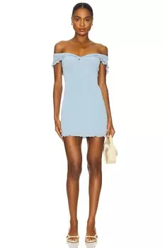 Платье с открытыми плечами Graciela More To Come, baby blue