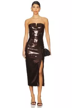 Платье с пайетками blaine Generation Love, коричневый