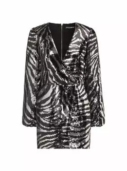 Платье с пайетками Dolce&Gabbana