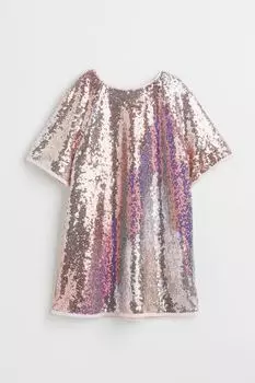 Платье с пайетками H&amp;M