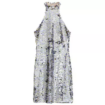Платье с пайетками H&amp;M, серебристый/блеск