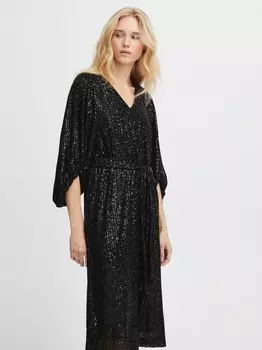 Платье с пайетками ihfauci Ichi, черный