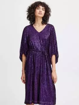 Платье с пайетками ihfauci Ichi, фиолетовый
