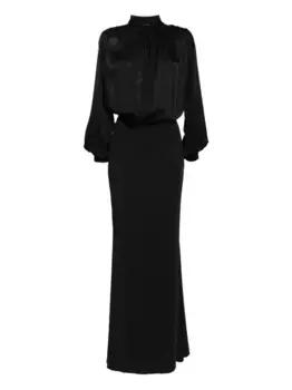 Платье с перекрестной деталью Kiki de Montparnasse, черный