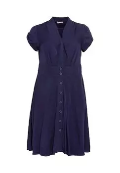 Платье с планкой на пуговицах и широкой юбкой Joebrowns, цвет Nachtlila