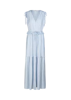 Платье с полосатым узором и воланами RIANI, цвет blue delight patterned