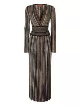 Платье с полосками Missoni, черный