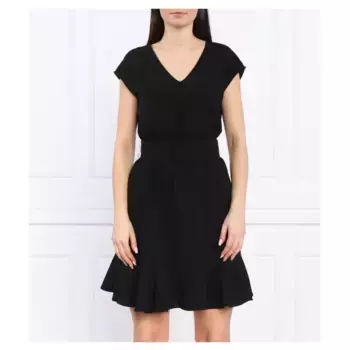 Платье с поясом Armani Exchange, черный