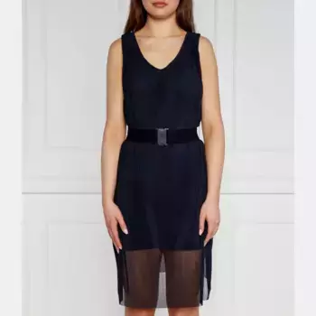 Платье с поясом Armani Exchange, синий