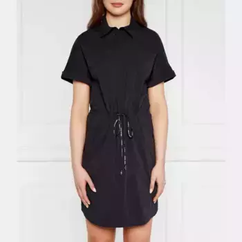 Платье с поясом Marc Cain, черный